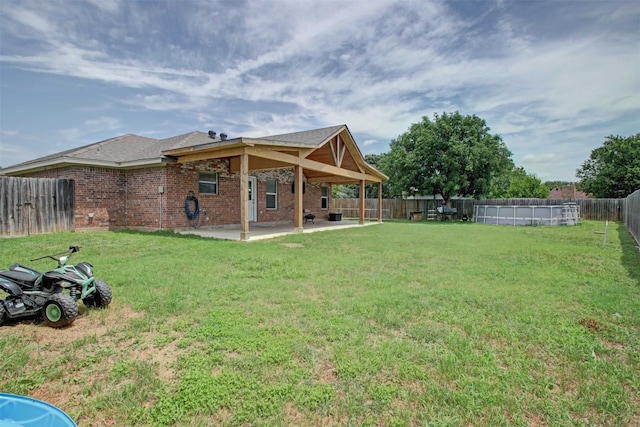 1103 Lynnwood Ct, Cleburne, TX 76033 - view of yard with a patio