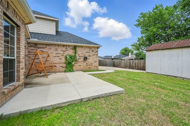 315 Hudson Falls Dr, Arlington, TX 76002 - view of yard featuring a patio area