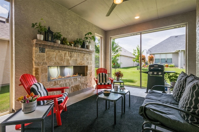 9513 Windwood Ln, Denton, TX 76207 - sunroom / solarium with plenty of natural light