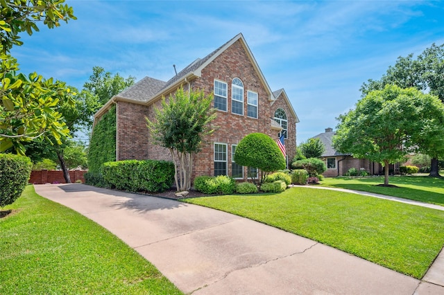 928 Rush Creek Rd, Keller, TX 76248 - view of property exterior featuring brick siding and a lawn