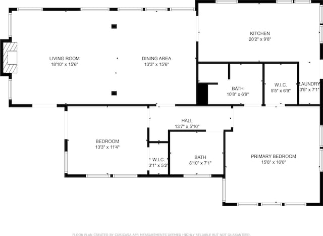 2220 Mistletoe Blvd, Fort Worth, TX 76110 - property floor plan
