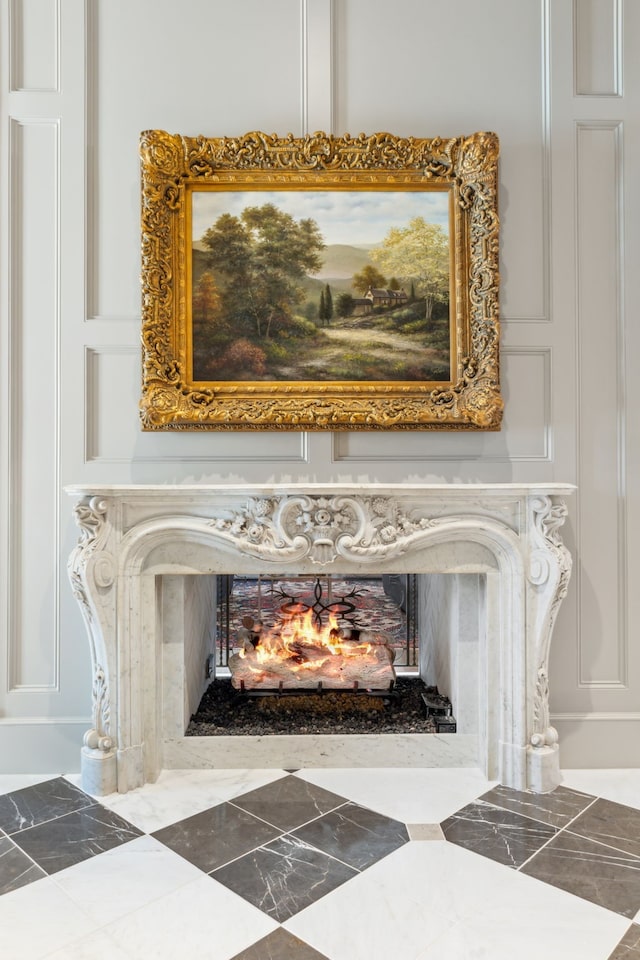 1481 Post Oak Trl, Southlake, TX 76092 - detailed view of a high end fireplace