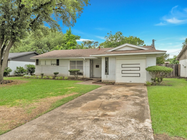 13439 Challaburton, Farmers Branch, TX 75234 - single story home with brick siding, concrete driveway, an attached garage, and roof with shingles