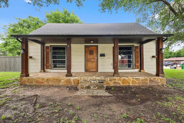 3200 Haltom Rd, Haltom City, TX 76117 - view of front of house with covered porch and a shingled roof