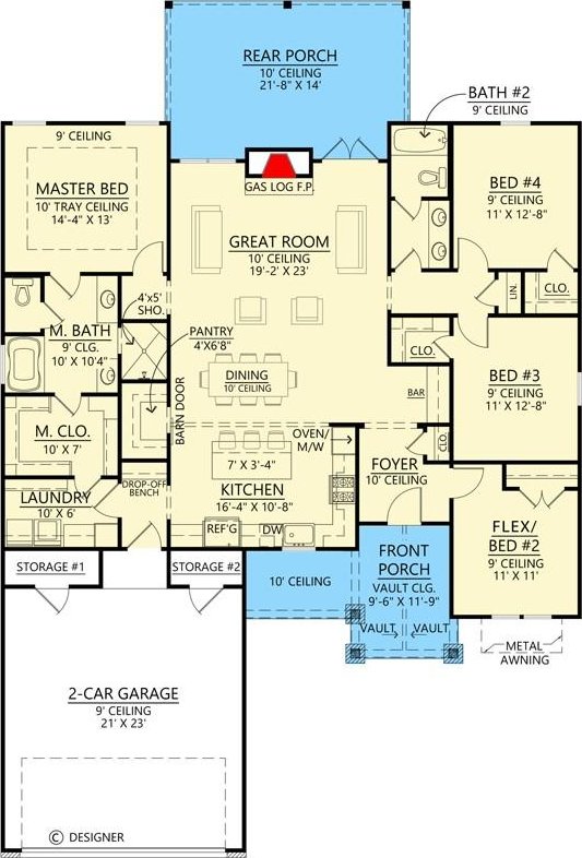 13059 Overview Ct, Whitney, TX 76692 - room layout