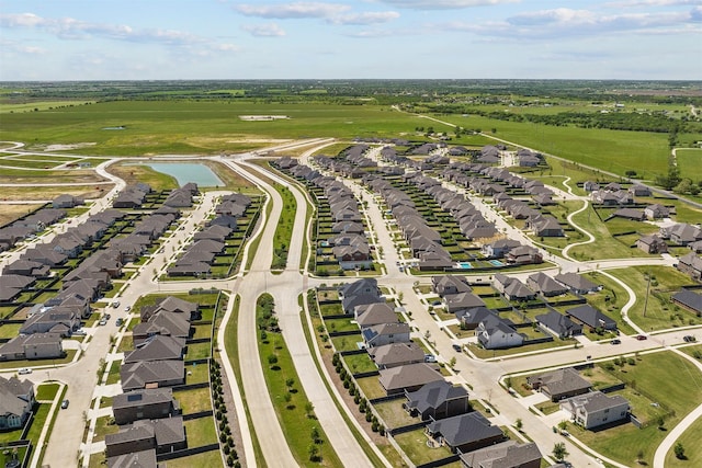3154 Teasel Trl, Prairie Ridge, TX 76084 - aerial view of residential area with a large body of water