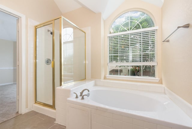 3010 Partridge Ln, Mckinney, TX 75072 - full bathroom with a bath, a shower stall, and tile patterned floors