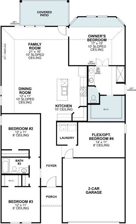 1621 Pepperidge Ln, Fort Worth, TX 76131 - property floor plan