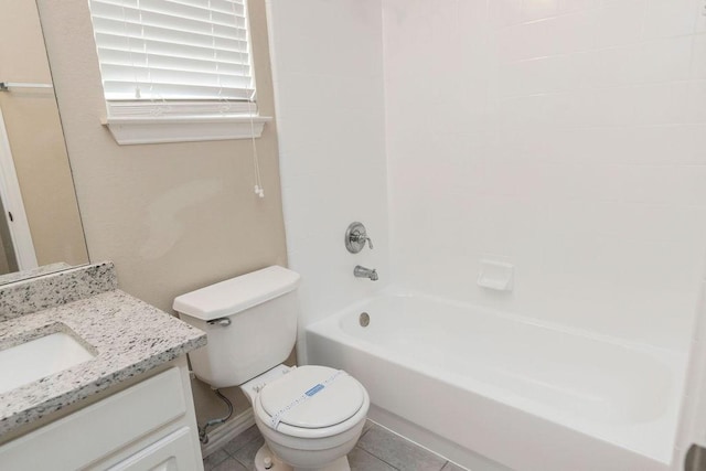1823 Bristol Ln, Rockwall, TX 75032 - full bathroom with vanity, toilet, and bathing tub / shower combination