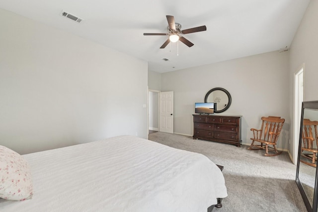 711 Mason Ln, Waxahachie, TX 75167 - carpeted bedroom featuring ceiling fan and baseboards