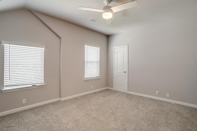 1112 Goldenrod Dr, Godley, TX 76044 - empty room with ceiling fan, light colored carpet, and baseboards