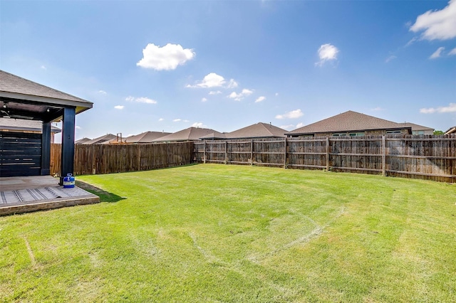 1112 Goldenrod Dr, Godley, TX 76044 - view of yard with a wooden deck