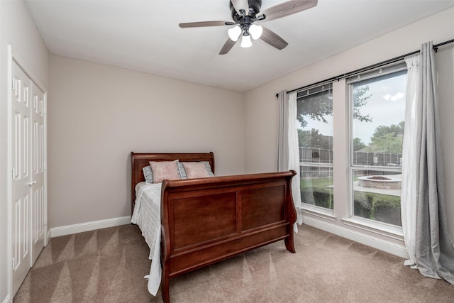 24 Shady Dale Ln, Rockwall, TX 75032 - bedroom featuring carpet, baseboards, and ceiling fan