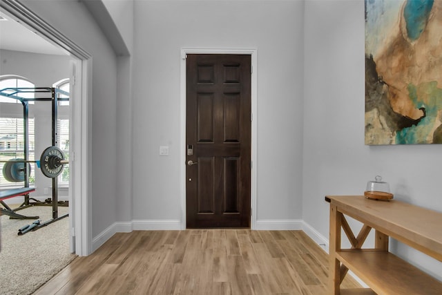 2309 Normandy Ave, Anna, TX 75409 - foyer featuring light wood-style flooring and baseboards