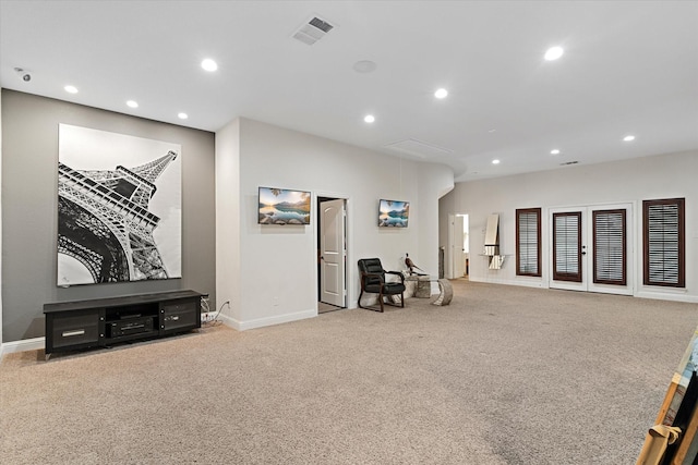 6500 Lazy Oak Ln, Plano, TX 75024 - sitting room with carpet, recessed lighting, and baseboards