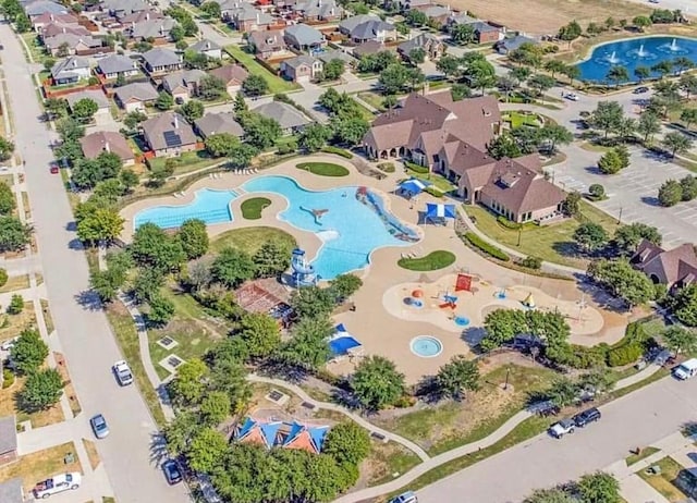 1071 Shepard Ln, Lavon, TX 75166 - view of property location with a pool and nearby suburban area