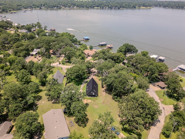 1223 Whispering Springs Dr, Tool, TX 75143 - bird's eye view of a large body of water