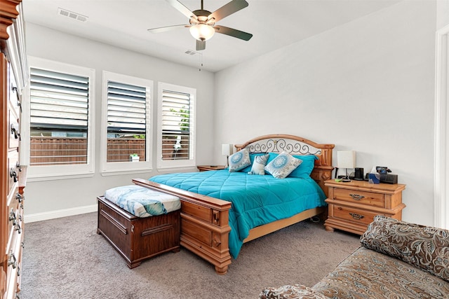 3912 River Bend St, Mckinney, TX 75071 - bedroom featuring carpet, a ceiling fan, and baseboards