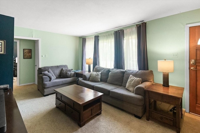 2311 Anderson St, Irving, TX 75062 - living area featuring light colored carpet