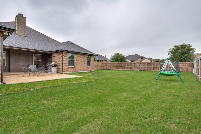 101 Aucuba Ln, Waxahachie, TX 75165 - view of yard with a patio