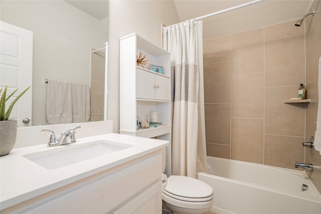 1507 Calcot Ln, Forney, TX 75126 - full bath with vanity, shower / bath combo with shower curtain, and toilet