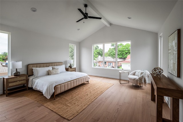 10321 Lakemere Dr, Dallas, TX 75238 - bedroom featuring light wood finished floors, a ceiling fan, and baseboards