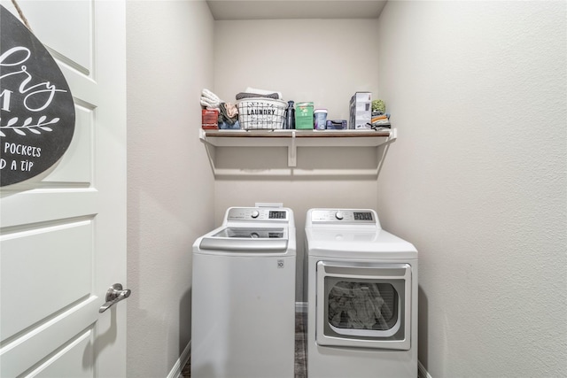 293 Cisco Trl, Forney, TX 75126 - laundry room featuring separate washer and dryer