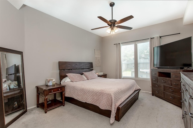 1253 Stone Ln, Celina, TX 75009 - bedroom with light carpet, baseboards, and a ceiling fan