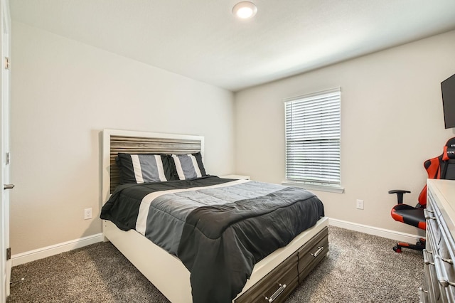 1225 Elmwood Dr, Cedar Hill, TX 75104 - bedroom featuring dark carpet and baseboards