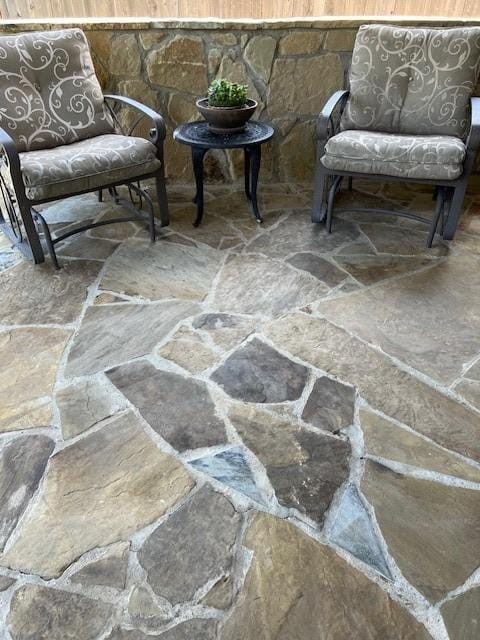 5141 Pinellas Ave, Fort Worth, TX 76244 - sitting room featuring stone flooring