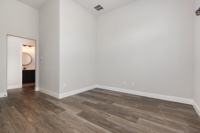 302 Micco Ln, Rockwall, TX 75087 - empty room featuring dark wood-style flooring and baseboards