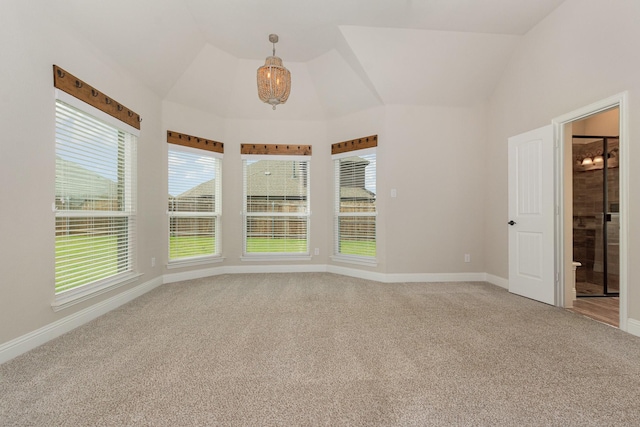 302 Micco Ln, Rockwall, TX 75087 - unfurnished sunroom featuring carpet floors, lofted ceiling, and baseboards