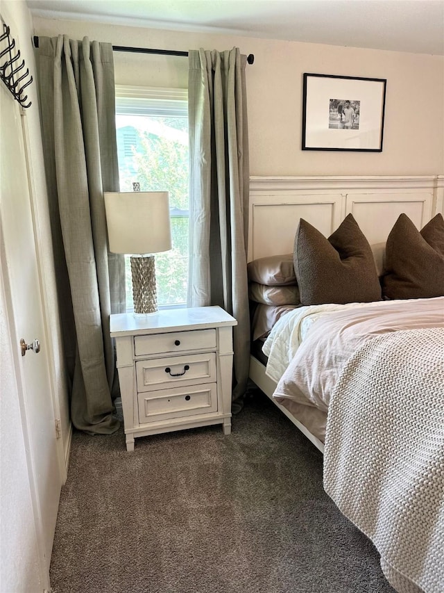 107 S Lakeview Dr, Lacy Lakeview, TX 76705 - bedroom with dark colored carpet