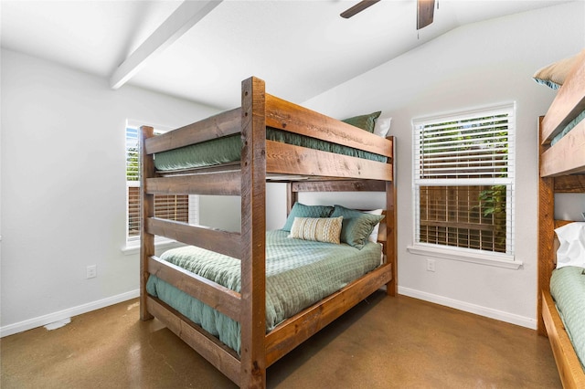 1906 S 11th St, Waco, TX 76706 - bedroom featuring baseboards, multiple windows, and ceiling fan