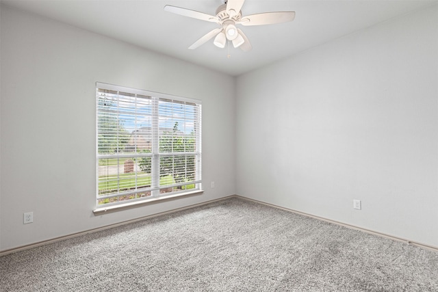 10409 Boxthorn Ct, Fort Worth, TX 76177 - carpeted spare room featuring ceiling fan and baseboards