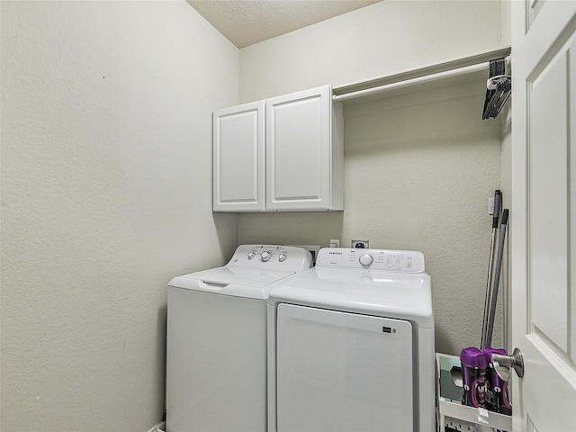 157 Castleridge Dr Unit B, Little Elm, TX 75068 - laundry room with independent washer and dryer and cabinet space