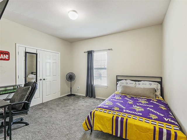 157 Castleridge Dr Unit B, Little Elm, TX 75068 - carpeted bedroom with baseboards, a closet, and an office area
