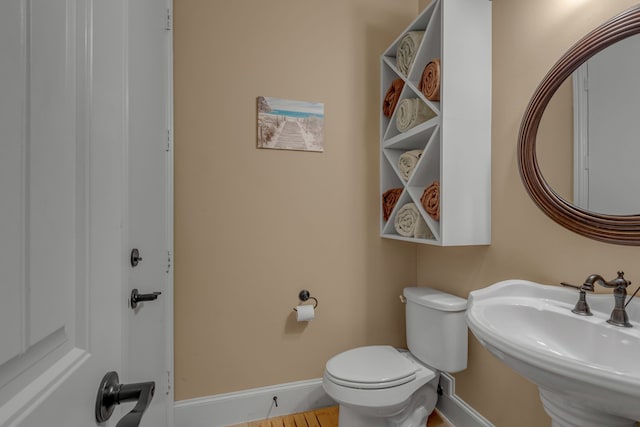 436 Highbluff Trl, Royse City, TX 75189 - half bathroom with baseboards and toilet