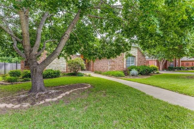 805 Evergreen Ct, Keller, TX 76248 - obstructed view of property with brick siding