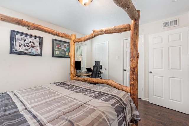 4317 Hartford St Unit 102, Dallas, TX 75219 - bedroom with wood finished floors