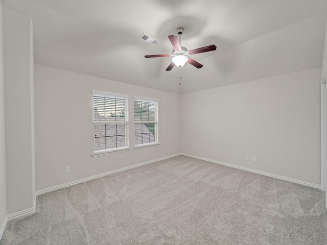 413 Winehart St, Lewisville, TX 75056 - carpeted spare room featuring ceiling fan and baseboards