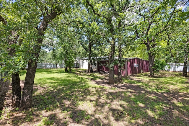 108 Boca Vista Ct, Chico, TX 76431 - view of yard featuring a pole building and an outbuilding