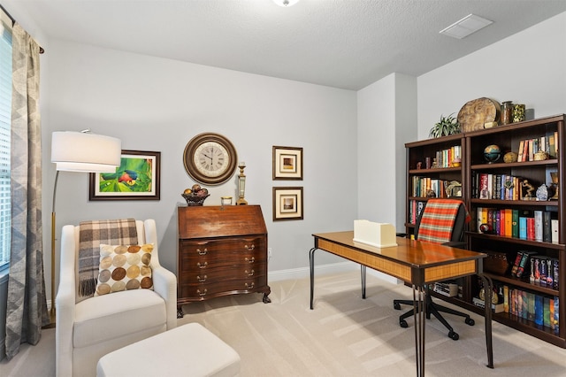 1003 Fenwick Ln, Forney, TX 75126 - carpeted home office with baseboards