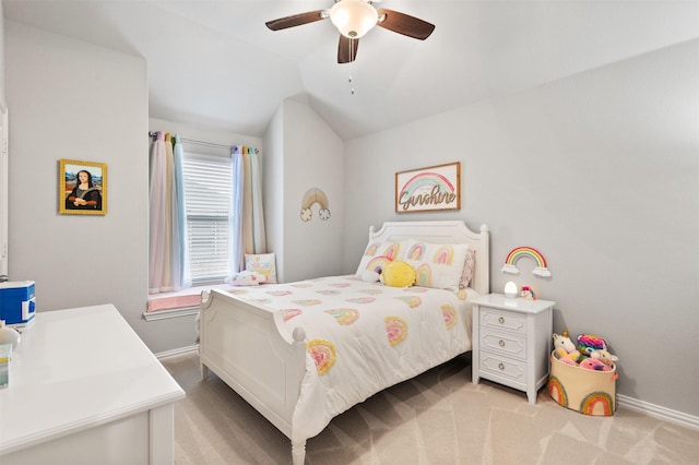 1003 Fenwick Ln, Forney, TX 75126 - bedroom featuring lofted ceiling and ceiling fan