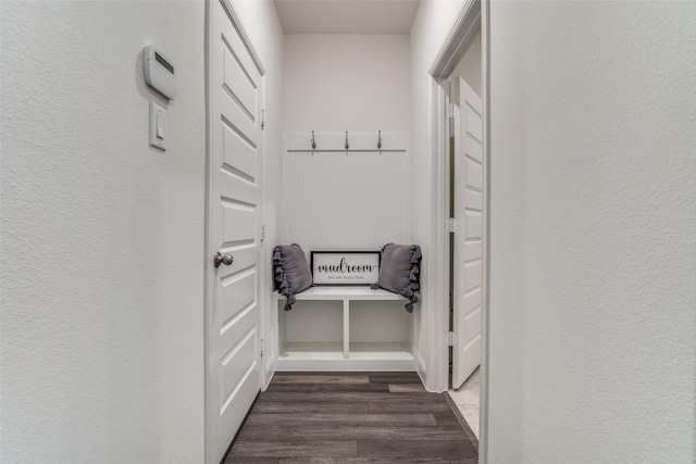 200 Tallgrass Dr, Lavon, TX 75166 - mudroom with dark wood-style flooring