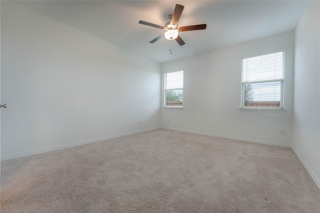 3616 Mallard Way, Mckinney, TX 75071 - unfurnished room featuring ceiling fan, light colored carpet, and baseboards
