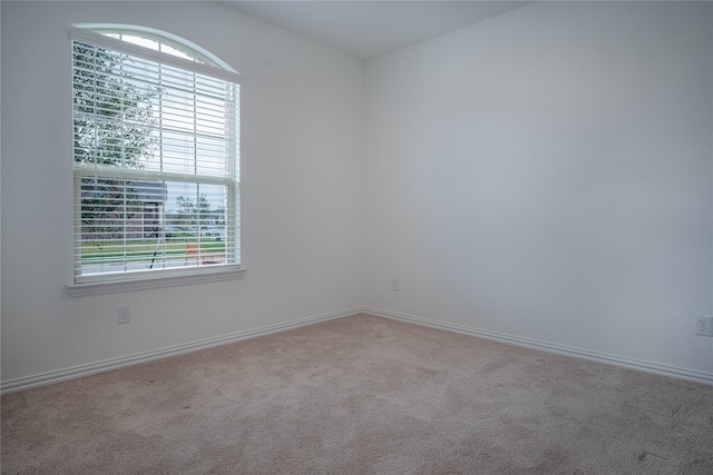 3616 Mallard Way, Mckinney, TX 75071 - spare room with healthy amount of natural light, carpet flooring, vaulted ceiling, and baseboards