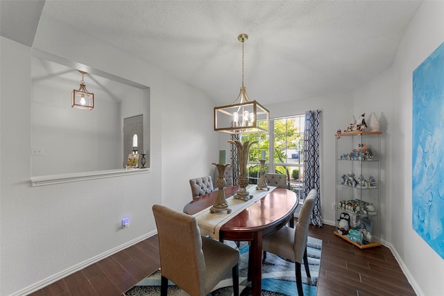 2312 Collier Dr, Mckinney, TX 75071 - dining area featuring wood finished floors, a chandelier, and baseboards