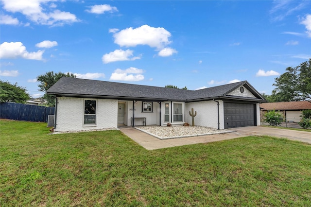 716 Vickie Dr, Azle, TX 76020 - ranch-style home featuring a garage, brick siding, driveway, and roof with shingles