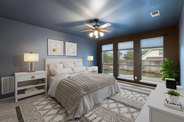 1908 Canyon Wren Dr, Mckinney, TX 75071 - carpeted bedroom with ceiling fan